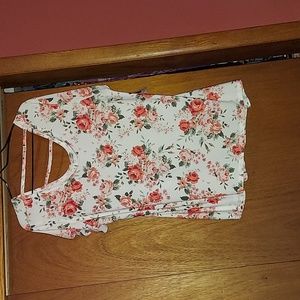 Bobbie Brooks Flowered Tee